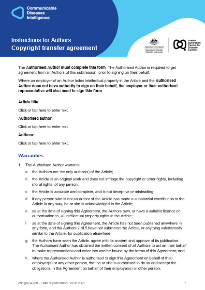CDI – Copyright transfer