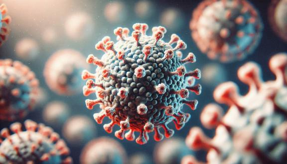 Image of the hMPV pathogen