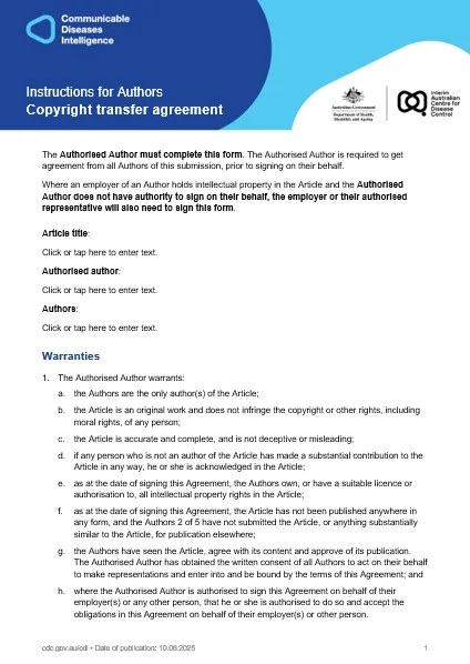 CDI – Copyright transfer