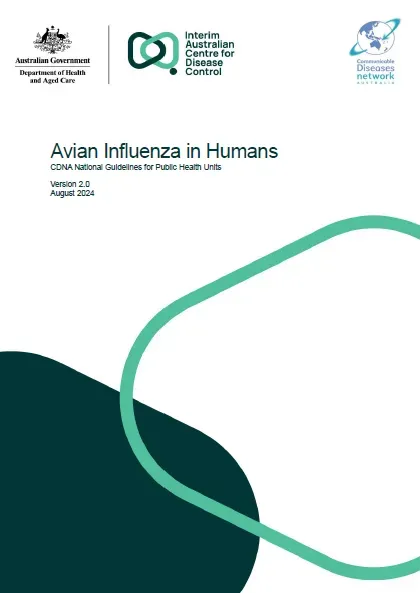 Avian influenza in humans – CDNA National Guidelines for Public Health Units