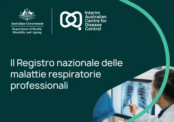 Cartolina del Registro nazionale delle malattie respiratorie professionali