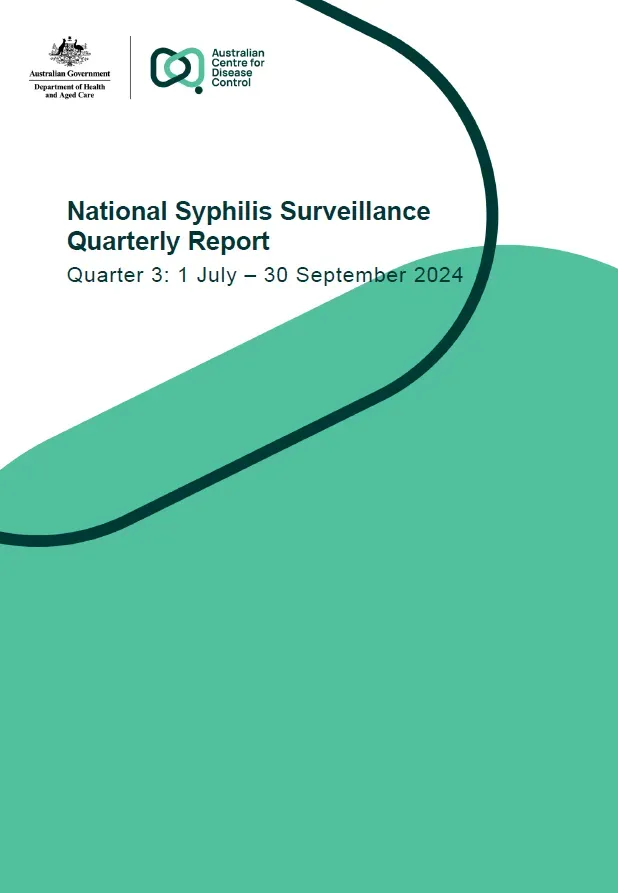 National syphilis surveillance quarterly report – July to September 2024