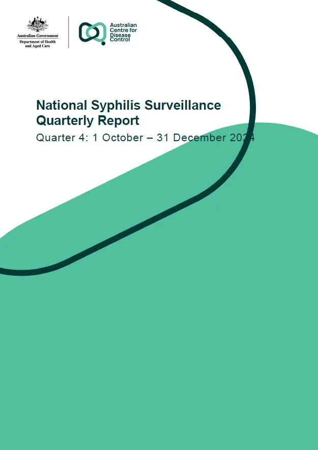 National syphilis surveillance quarterly report – October to December 2024