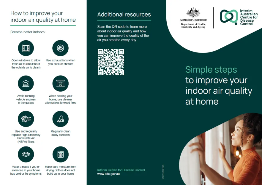 Improve indoor air quality brochure