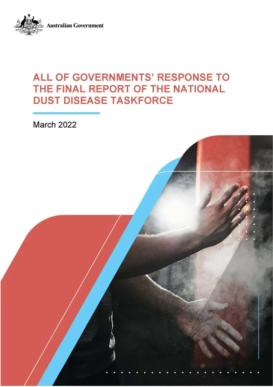 All of governments' response to the National Dust Disease Taskforce final report