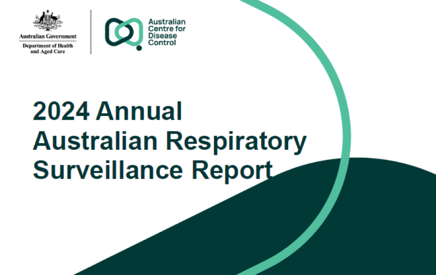 Cover image for the 2024 Annual Australian Respiratory Surveillance Report