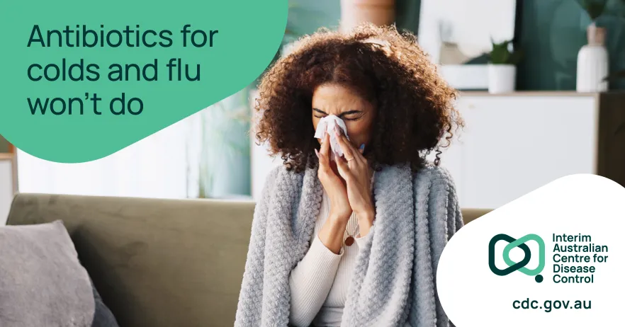 Antibiotics won't do for cold and flu tile