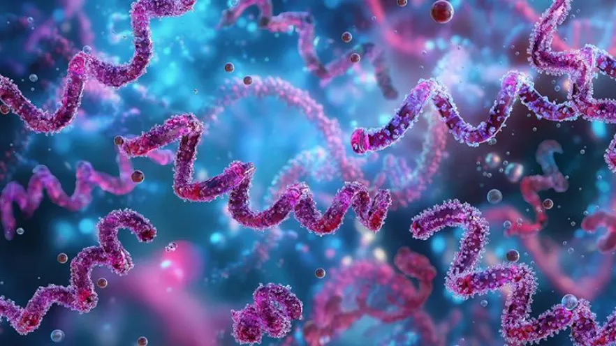 AI generated image of the syphilis pathogen
