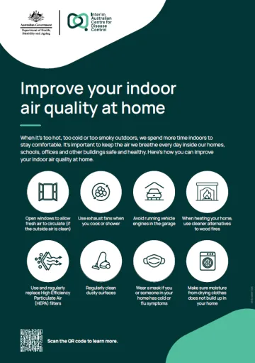 Improve your indoor air quality at home (poster)