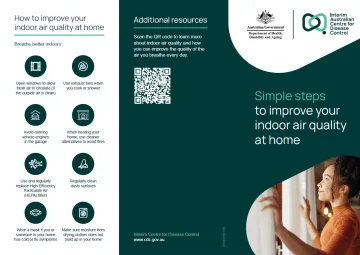 Improve indoor air quality brochure