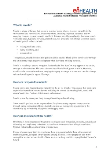 Mould-related illnesses collection