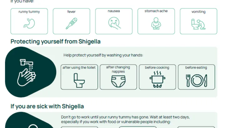 Shigella fact sheet cover image