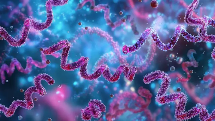 AI generated image of the syphilis pathogen