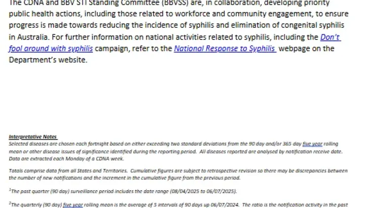 Image of fortnightly report document