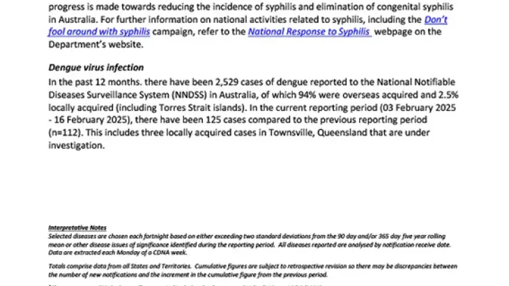 Image of fortnightly report document