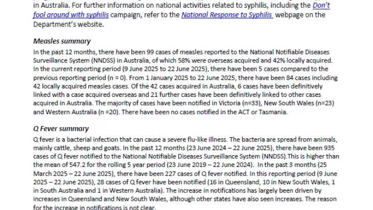 Image of fortnightly report document