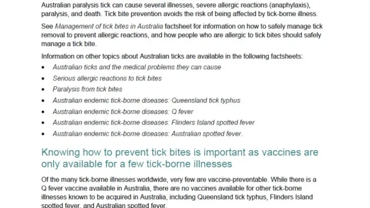 First page of fact sheet