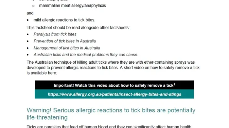 First page of fact sheet