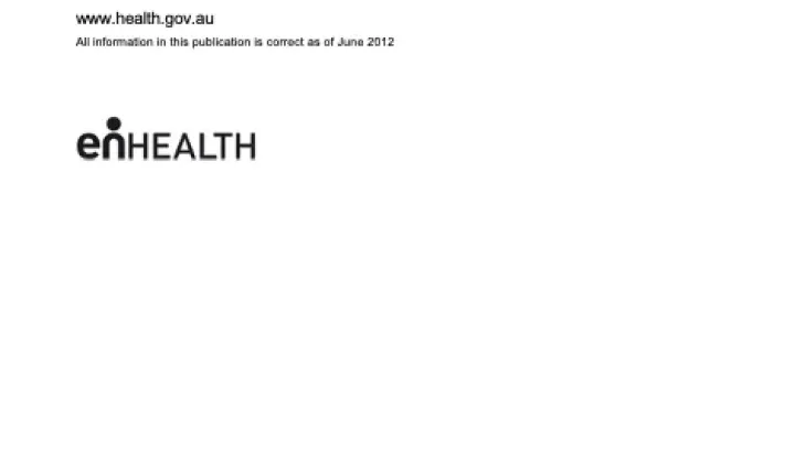 Front cover of guidance document