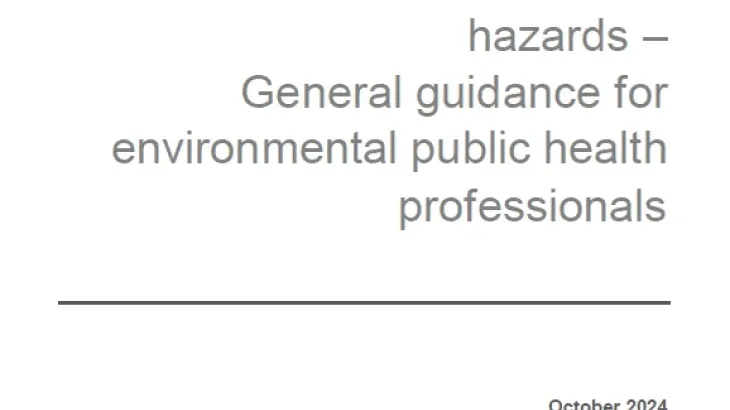 enHealth guidance for environmental public health professionals– Communicating risks to health from environmental hazards