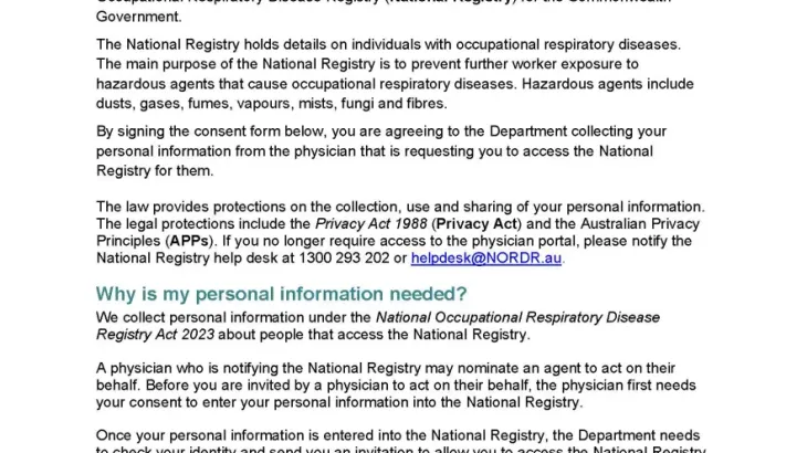 NORDR – Agent personal information collection notice