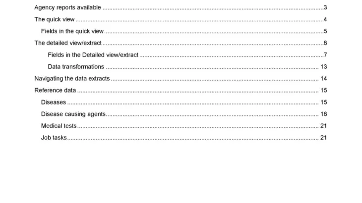 NORDR – Detailed record extracts guide