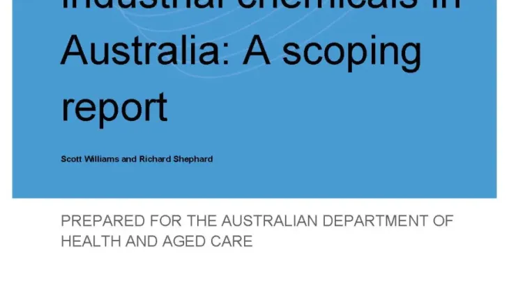 Towards alternatives to animal testing of industrial chemicals in Australia – A scoping report