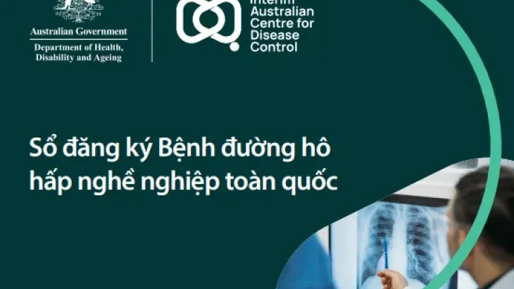 Bưu thiếp Sổ bộ Đăng ký Bệnh đường hô hấp Nghề nghiệp Toàn quốc