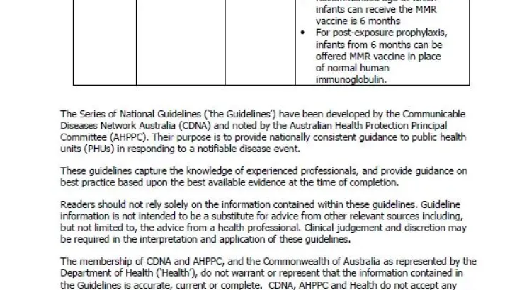 Measles – CDNA National Guidelines for Public Health Units