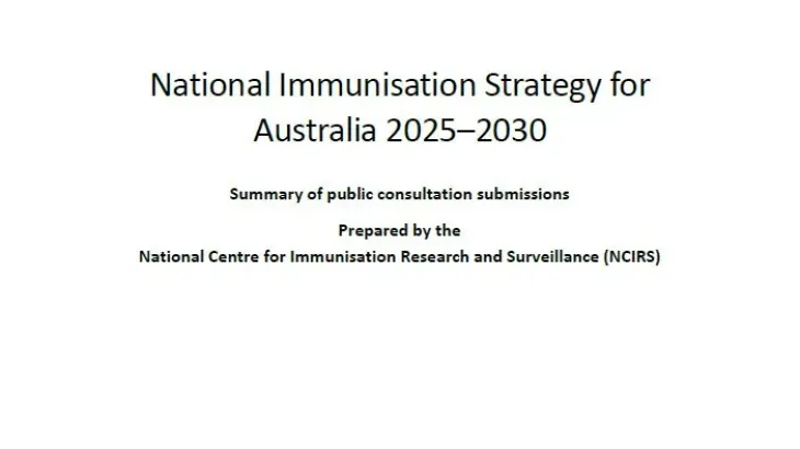 National Immunisation Strategy for Australia 2025–2030 public consultation report