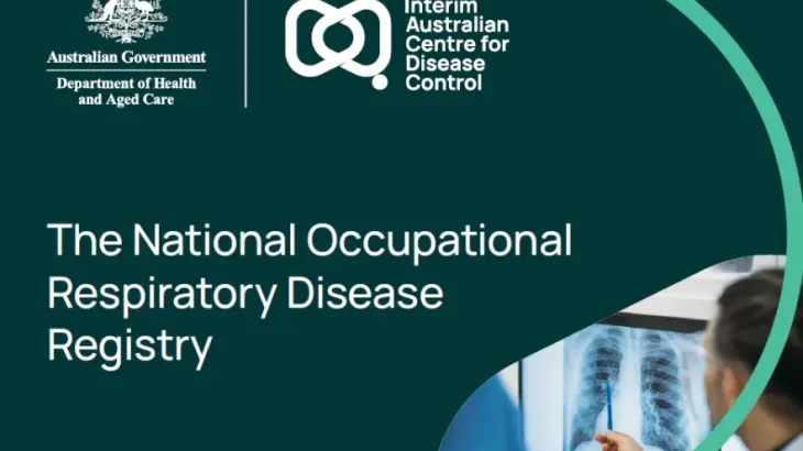 National Occupational Respiratory Disease Registry postcard