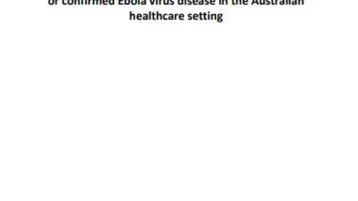 Infection prevention and control principles and recommendations for Ebola virus disease